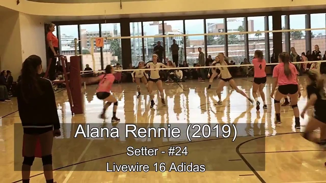 Alana Rennie 2019 Setter MLK Tournament Jan 14-15-16 2017 - YouTube