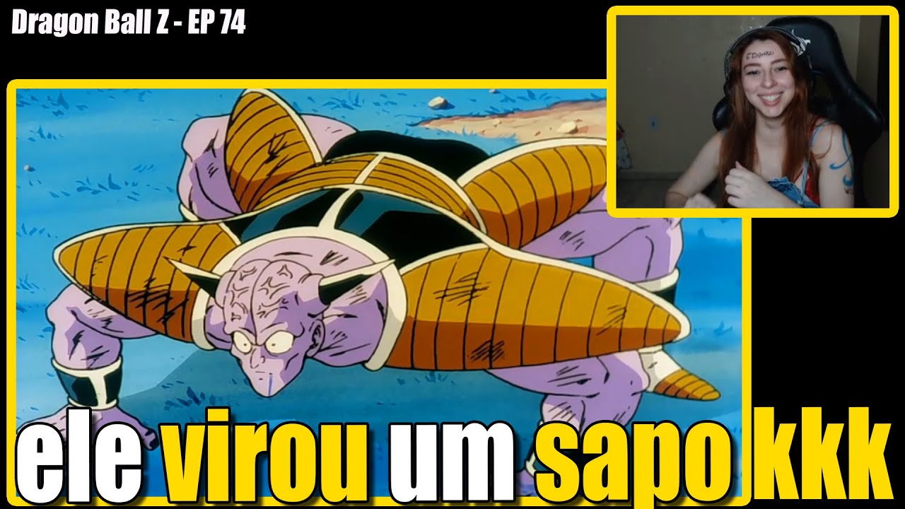 catia reagindo a GOKU CHEGA EM NAMEKUZEI (DRAGON BALL Z EP 66) 