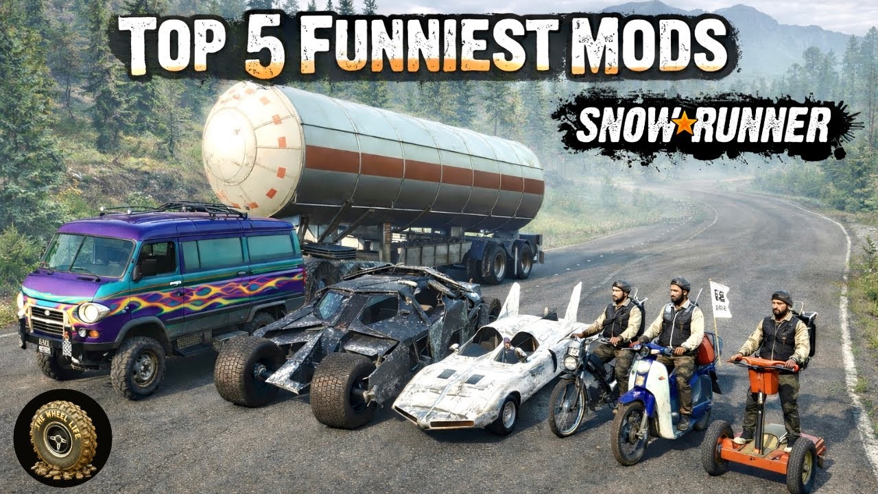 SnowRunner: Top 5 Funniest Mods Gameplay