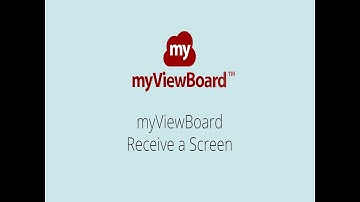 1. Receive a Screen on myViewBoard