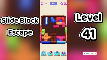 Slide Block Escape Level 41 Walkthrough 🧩 | Go Answer