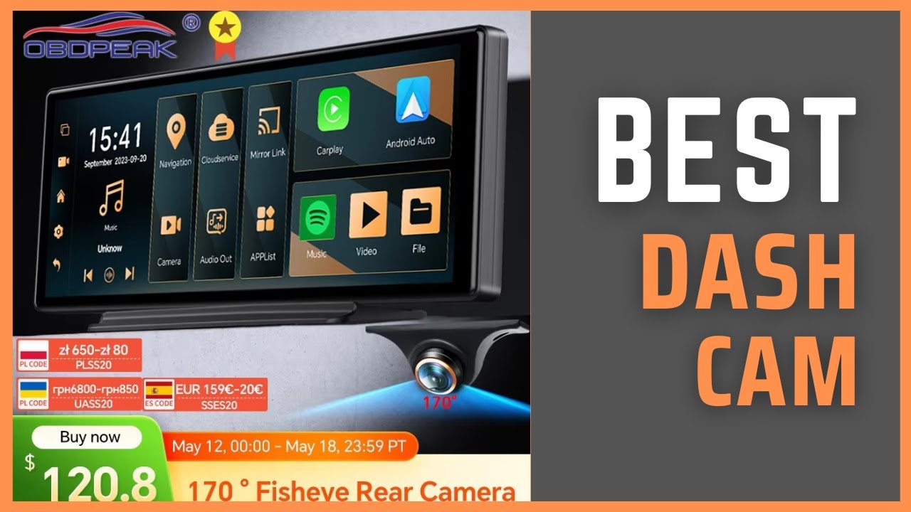 Best Dash Cam | K50 170 ° Fish Eye Rear View Camera Android Review in 2025