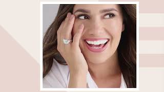 UltraFine 950 Silver Croissant Ring on QVC