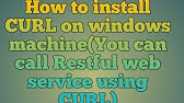 Curl Is Not Recognized As An Internal Or External Command Operable Program  Or Batch File -Windows - Youtube