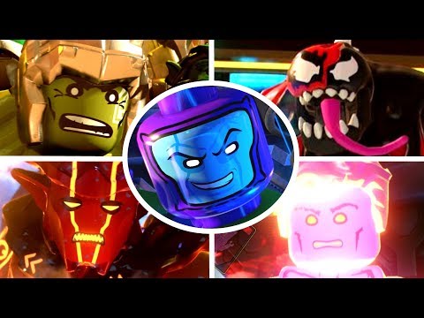 All Character Transformations in LEGO Marvel Super Heroes 2. 