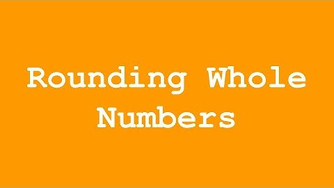 TEK 4.2D Rounding