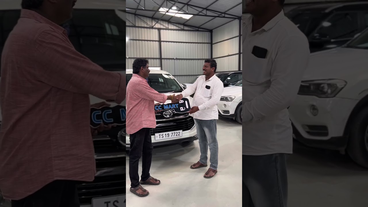 Innova Crysta Car Delivery || CC Mart Pre Owned Cars || Second Hand Cars in Hyderabad || 
