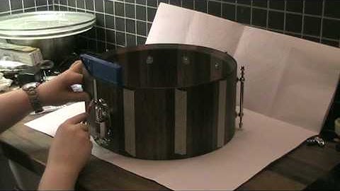 Walnut Stave Snare Drum Build
