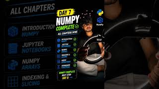 Day 7 I Completed NumPy My Data Analyst Journey 365 Days Challenge