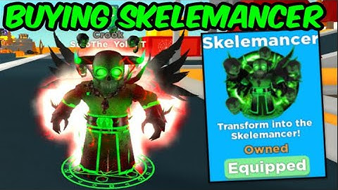Unlocking Skelemancer Transformation! Super Op! (Super Power Fighting Simulator) - Roblox