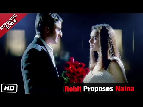 Rohit proposes Naina - Romantic Scene - Kal Ho Naa Ho - Shahrukh Khan, Saif Ali Khan & Preity Zinta