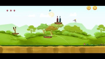 Bottle Shooting Game/Level2 I Forest World