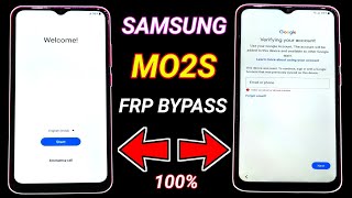 Samsung M02s Android 12  How To Bypass Google Account frp Lock