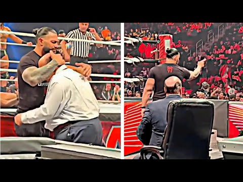 Roman Reigns Always Respect Pual Heyman ❤️|Roman and Pual Love .