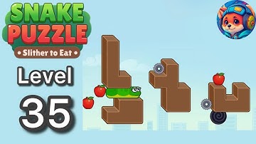 Snake Puzzle: Slither to Eat – Level 35 Walkthrough Solution 