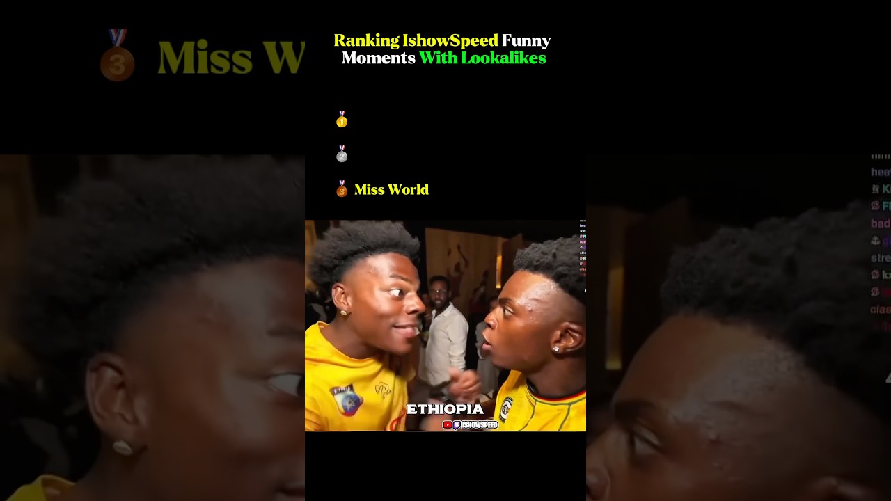 “Top iShowSpeed Lookalike Moments – Ranked”