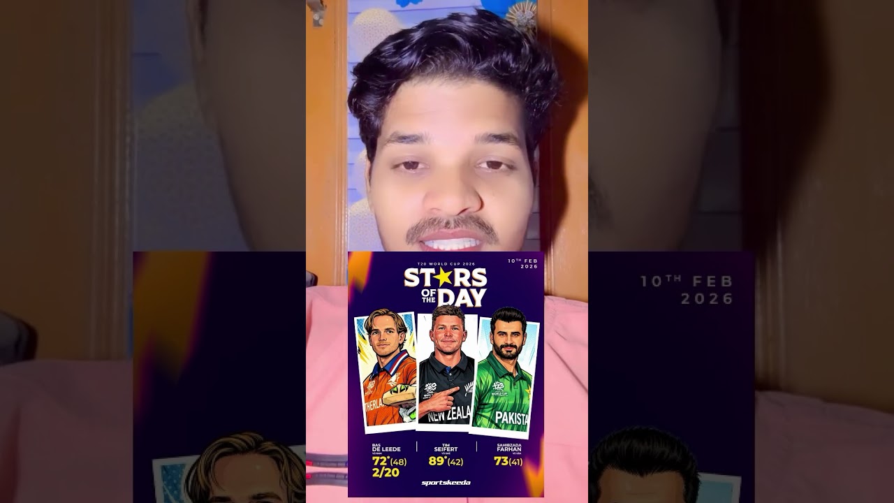 Stars shining bright ⭐ Bas de Leede, Tim Seifert, and Sahibzada Farhan headline the standout perform