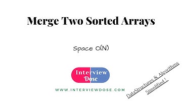 Merge Two Sorted Arrays