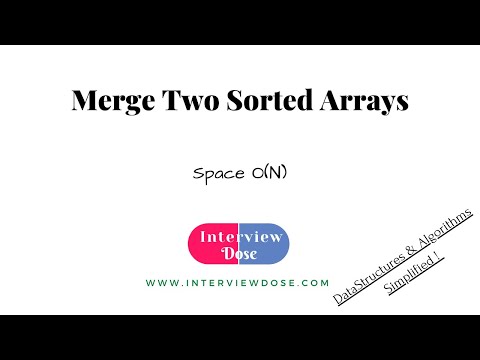 Merge Two Sorted Arrays