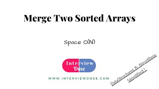 Merge Two Sorted Arrays