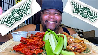 WINGSTOP MUKBANG | LEMON PEPPER & CAJUN | LOW CARB/KETO