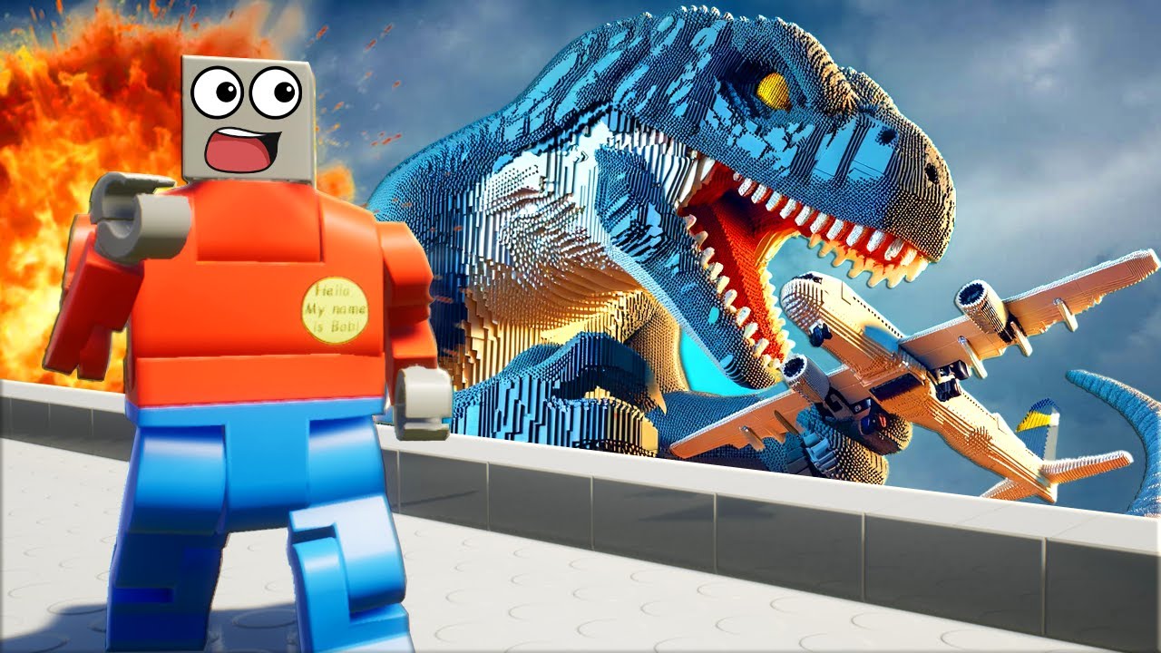 MASSIVE LEGO MONSTERS Survival in Brick Rigs Multiplayer! - YouTube