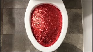 Will It Flush? - Red Glitter, Cereal, Paint, Candy And More