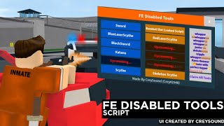 FE Disabled Tools Script (ROBLOX)