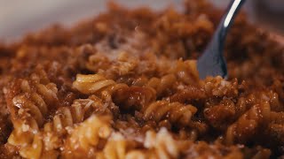 Pasta Bolognese Recipe - Shot on DZOFilm Catta Ace 70-135mm T2.9