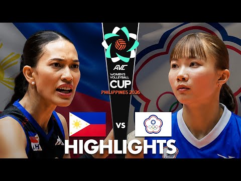 Philippines vs Chinese Taipei | Highlights | AVC Women's Cup 2026
