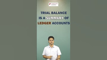 Trial balance - Meaning of Items inside and outside the Trial by CA Rohit Singhal