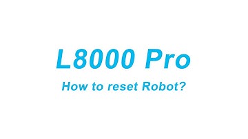 Tikom L8000 Pro: How to reset Robot？