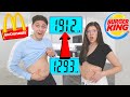 WHO CAN GAIN THE MOST WEIGHT IN 24 HOURS! *Eating Challenge*