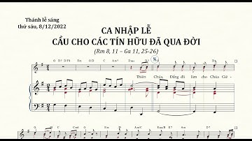 Ca nhập lễ cầu cho các tín hữu đã qua đời (lễ III)