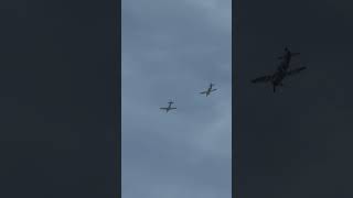 P-40 &amp; P-47 Formation Flight (Wings, Tracks &amp; Wheels 2026) #shorts #p47thunderbolt #airpower