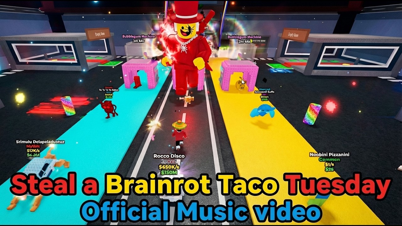 STEAL A BRAINROT (Official Music Video):Taco Tuesday