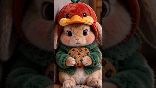 Never touch a bunny's cookies! 🐰🍪 #cute #funny #cutebunny #shorts