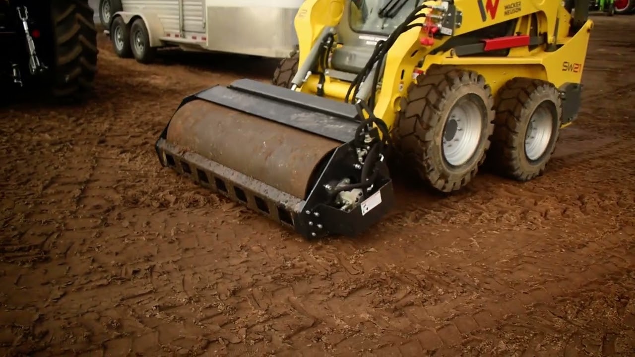Wolverine Vibratory Roller - Skid Steer Attachment