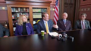 Senate Republicans hold press conference on budget negotiations