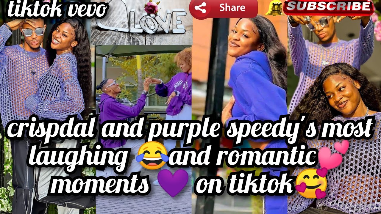 Purple speedy 💜 and Crispdal funny couple's Moments 🥰 #naija