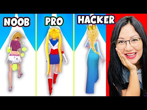 NOOB vs PRO vs HACKER | Makeover Run | Kori