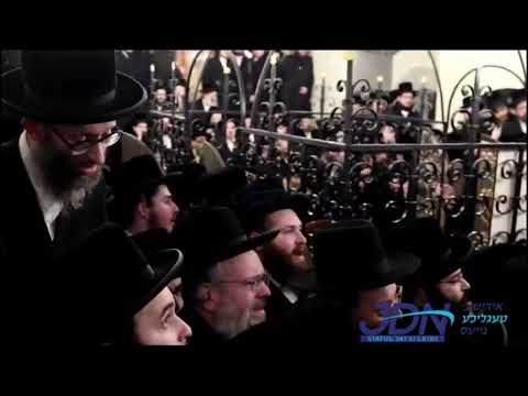 Skver Rebbe In The Rema Shul In Cracow - Teves 5784