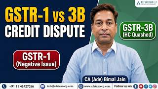 Tax Component adjustment on Credit Note issued in GST -Challenges & Litigation | CA (Adv) Bimal Jain