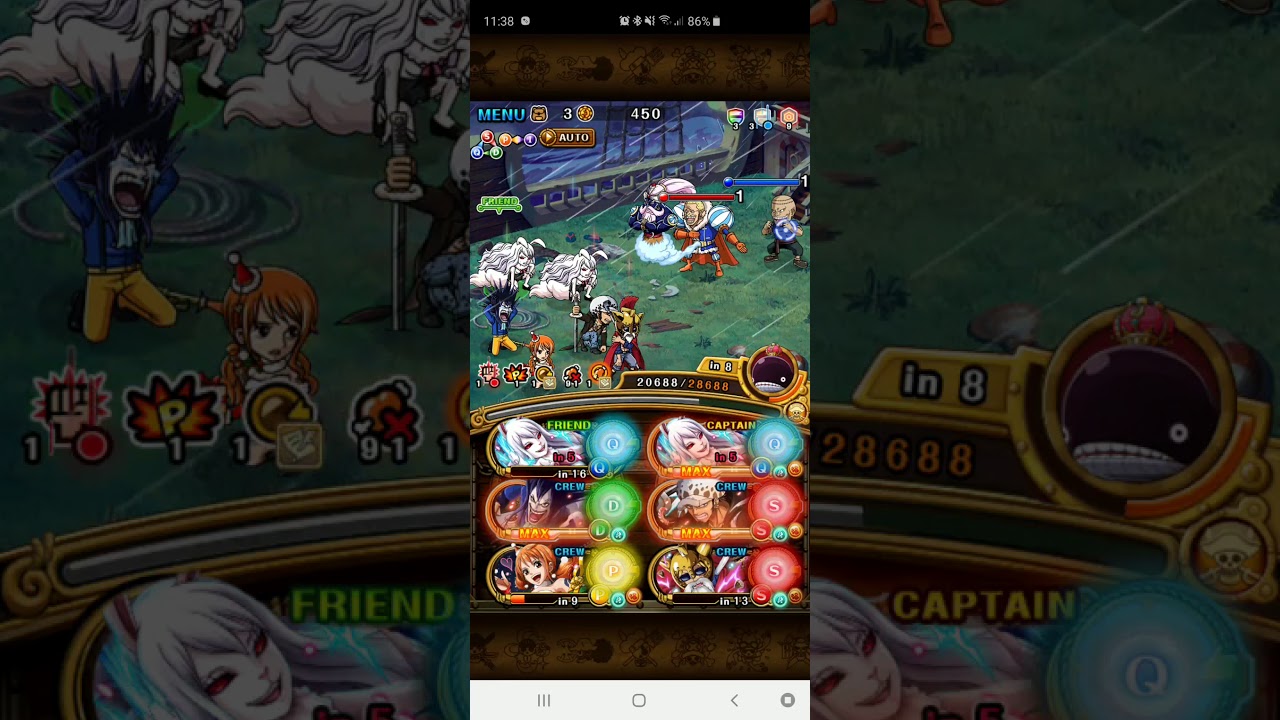 OPTC Germa 66 Counterattack Perospero VS Carrot