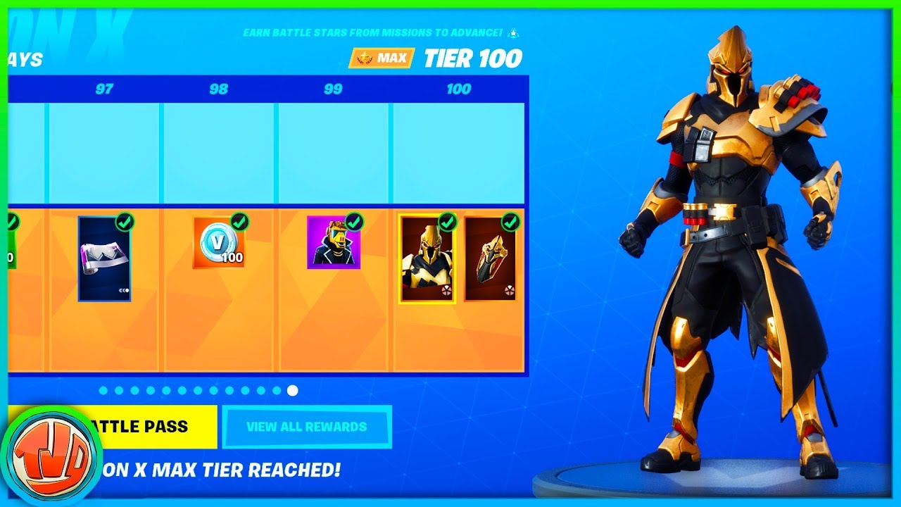 Season X Battle Pass 100 Tiers GEKOCHT!! Eerste Reactie!! YouTube