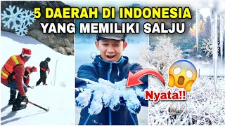 Surprisingly‼️SNOW appeared in these 5 AREAS OF INDONESIA. Number 2 was unexpected!