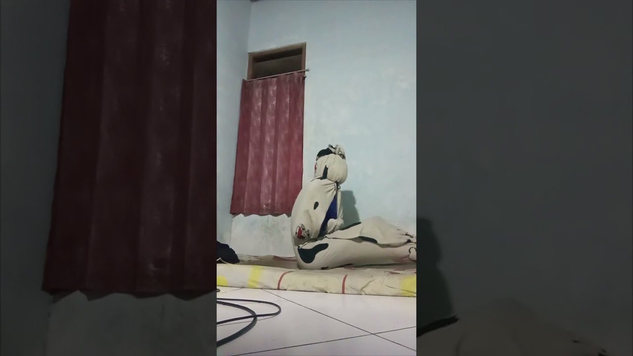 Dibungkus selimut 2 lapis diikat🔥🔥