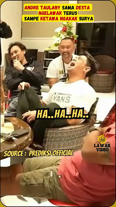 #shorts ANDRE TAULANY SAMA DESTA NGELAWAK TERUS SAMPE KETAWA NGAKAK SURYA #lucu #vincent #desta
