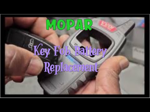 DODGE JEEP Chrysler Key Fob Battery Diagnostic & Replacement