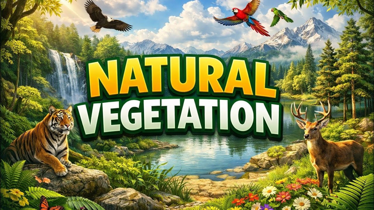 Natural Vegetation 🌿 | Types of Natural Vegetation with Examples | Geography
